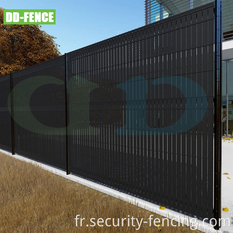 Nouvelle conception clôture de confidentialité de maille de fil métallique soudé design